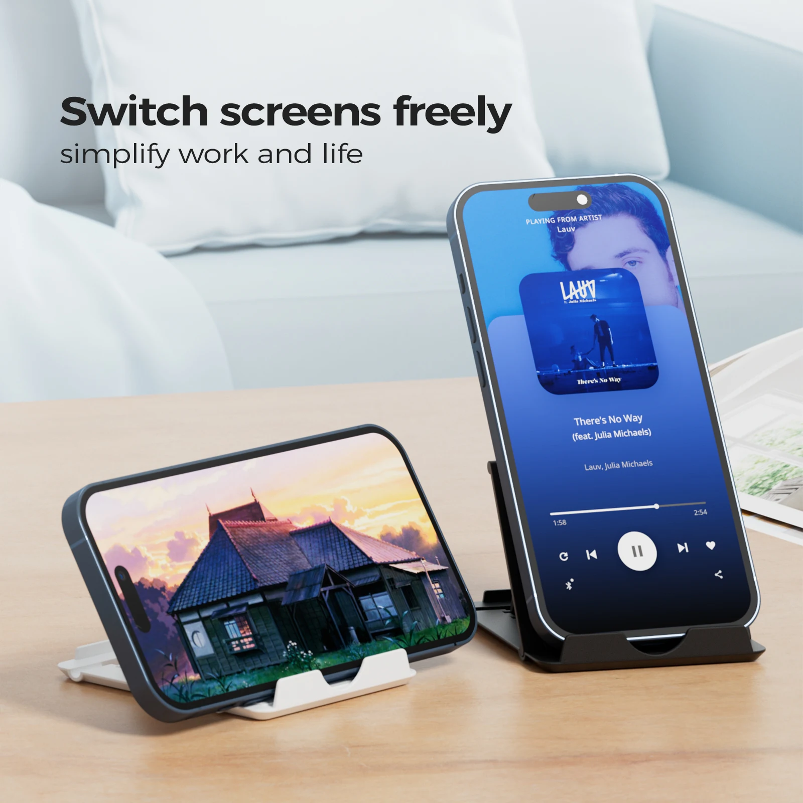 Настольный держатель для телефона, регулируемая настольная подставка для Ipad IPhone Samsung Xiaomi Huawei, складная универсальная подставка для мобильного телефона