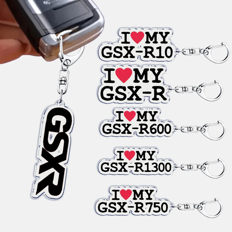 Love Motorcycle Superbike Keychains Keyring for Accessories Racing Rider Biker Pendant Car Key Jewelry Fans Gifts