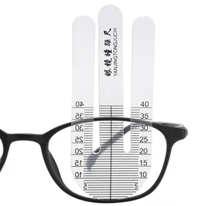 Ophthalmic tool for pupil height meter, optical pH ruler, pH test optometry, 1 pair 10 Main Sales Optometrics Equipment - №4