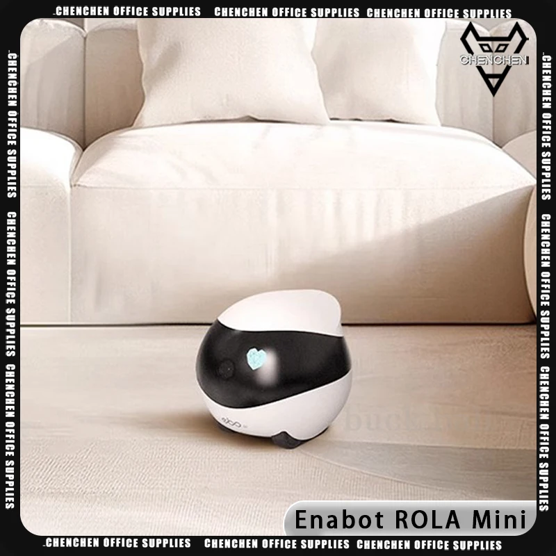 Enabot ROLA Mini Intelligent Robot Remote Monitoring Robot Wireless Camera Pet Companion Robot Realtime Control Home Custom Gift