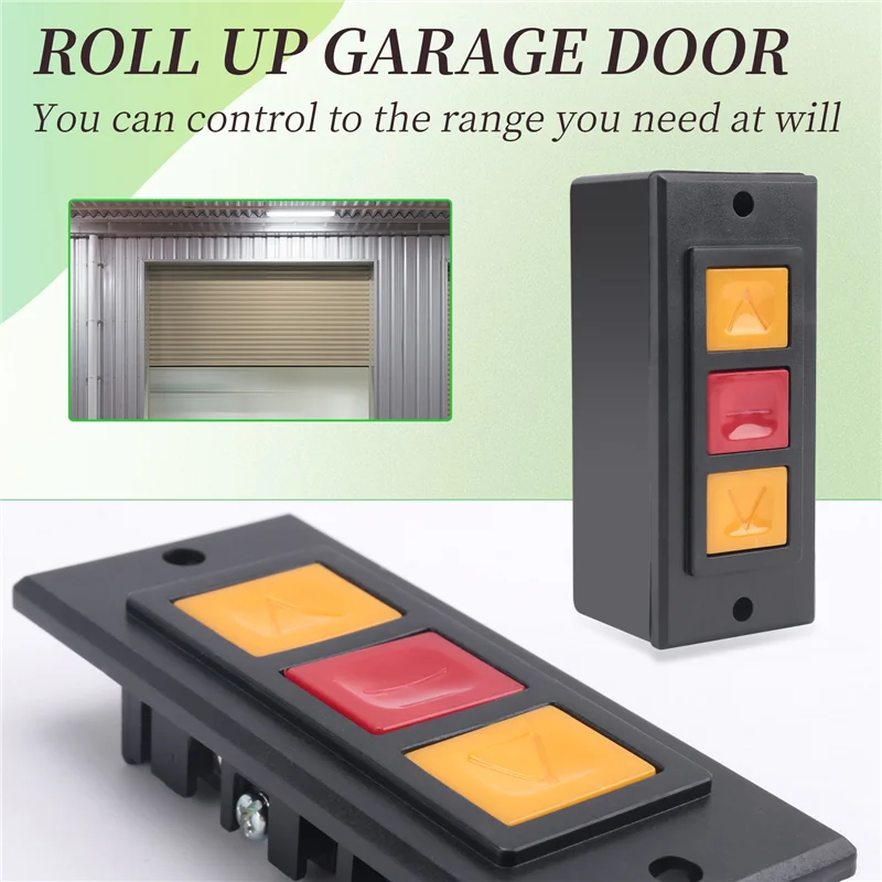 

【Flash Sale】Garage Door Opener, Electric Door Roll Switch Lock Box, Surface Mounted Concealed Button Switch