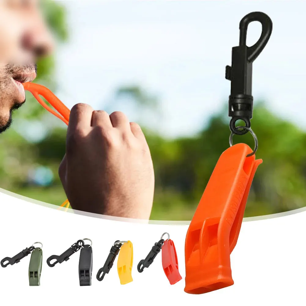 1PC Outdoor Camping Hiking Survival Whistle Rescue Whistle Competition Whistle  Sport Match Loud Whistle Dual Band Whistle