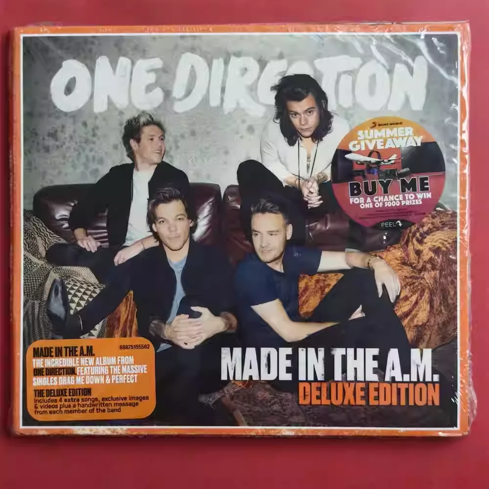 

CD Pop Album One Direction Made In The A.M. CD Australian Edition Cosplay Walkman Car Soundtracks Box Gifts Music Appreciation