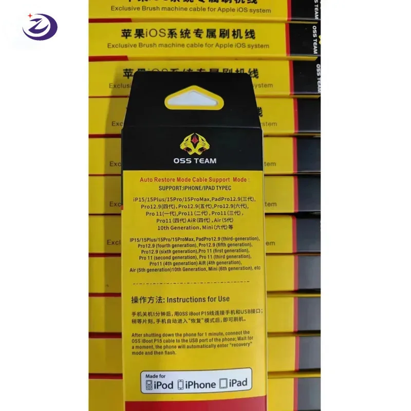 oss w236 team tool setzt exklusives bürsten werkzeug für ios system boot kabel auto-wiederherstellung für ipad ipod iphone 5s-11 pro max