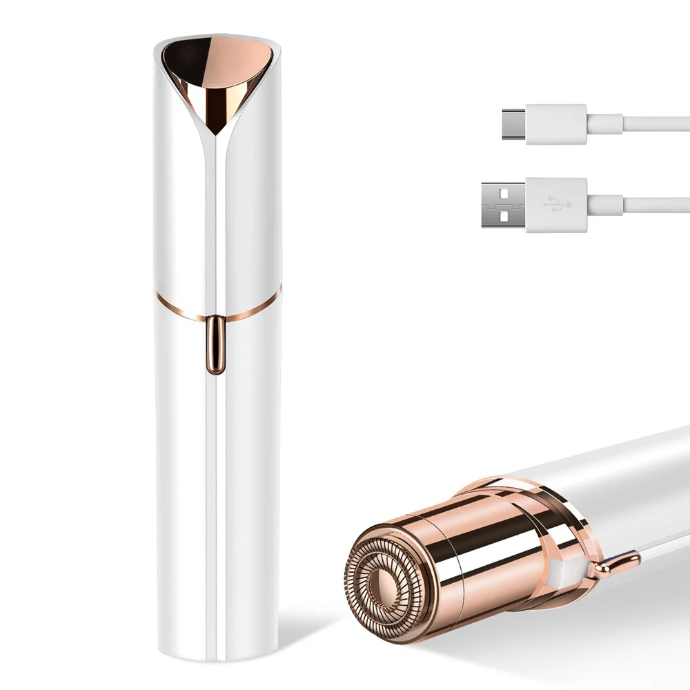 جهاز إزالة شعر الوجه الكهربائي ، آلة إزالة شعر الحاجب بدون ألم ، مزيل شعر البيكيني ، مزيل شعر البيكيني ، آلة تشذيب ، شكل أحمر الشفاه ، بدون ألم #1