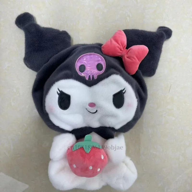 100cm Large Big Size Sanrio Kuromi Leather Shell Anime Plush Stuffed Doll Room Plushies Pillow Ornaments Children's Holiday Gift