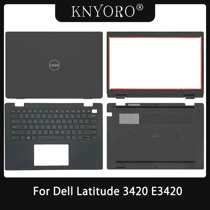 

New For DELL Latitude 3420 E3420 LCD Back Cover Lid Front Bezel Palmrest Top Keyboard Case Bottom Base Case 02K5F8 03NVYX 02935X