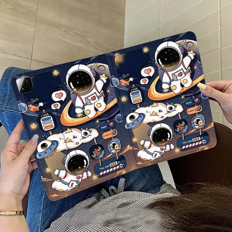 Cartoon anime astronaut Tablet Case For Xiaomi Redmi Mi Pad 5 6 6s 7 SE Pro Max Ultra 12.4 12.5 14 inch