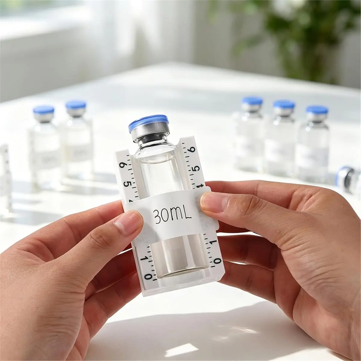 3pcs Vial Label Applicators, Small Bottle Label Applicators Compatible for Lab Clinic DIY Organizing