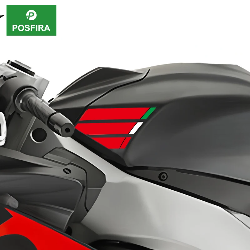 

POSFIRA Motorcycle Fuel Tank Sticker Vinyl Decals for Aprilia RS50 RS 50 2018 2019 2020 Motorbike Decoration Accessories