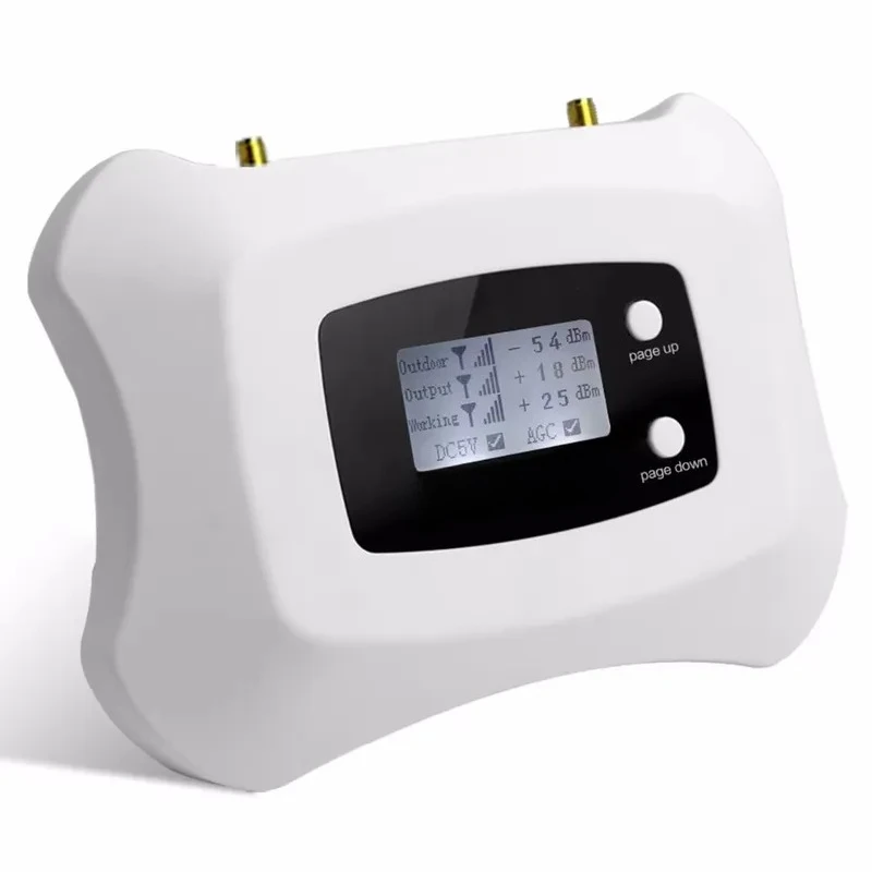 ATNJ Complete Kit DSC 1800MHz Mobile Signal 2G 4G Phone Repeater Amplifier with Ceiling antenna for home use