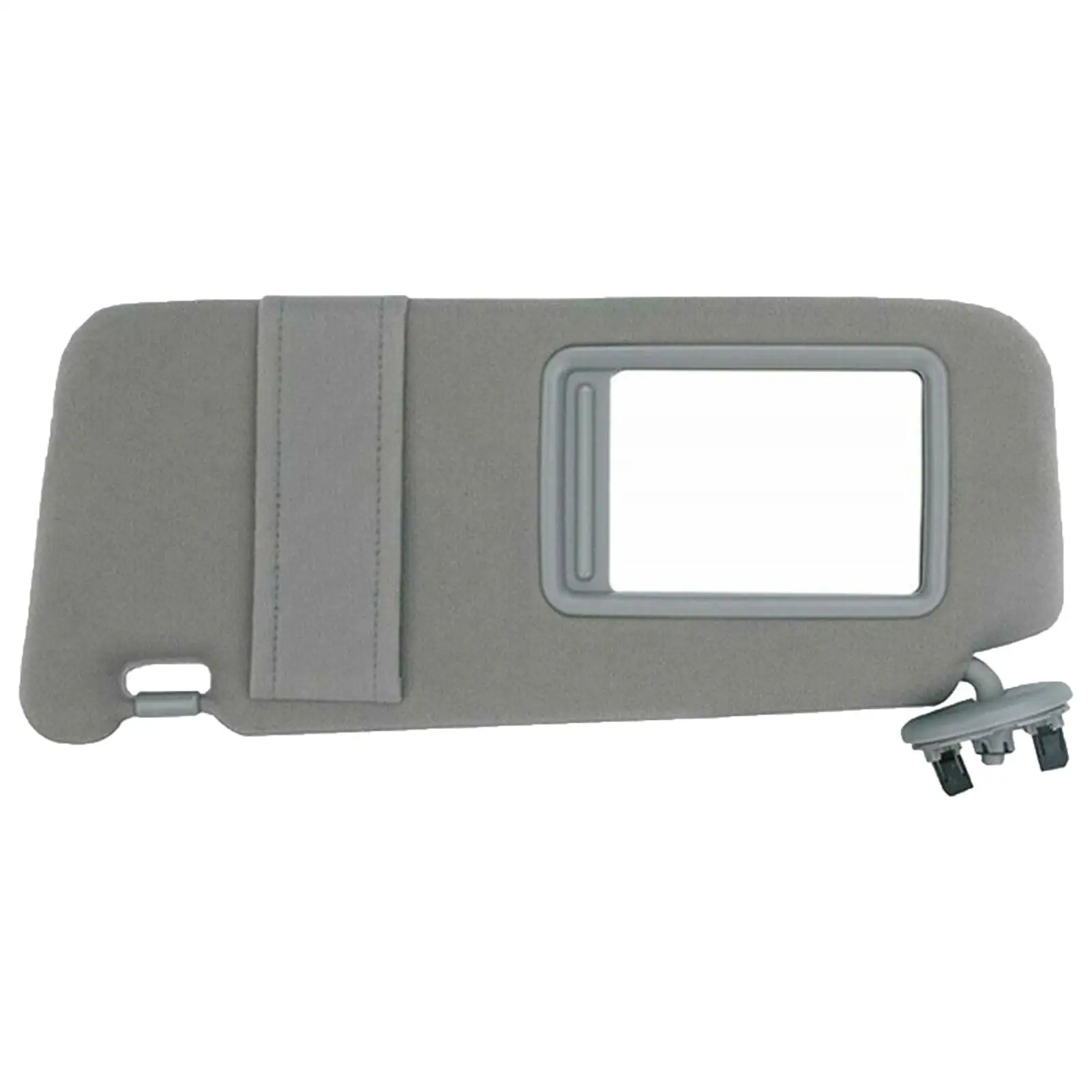 Automobile Sun Visor Left Driver Grey for 2007-2011 Sedan Car