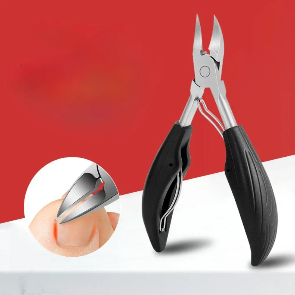 Nail Clipper Eagle Nose Cutter Ingrown Toenail Thick Nail Dead Skin Remover Cuticle Scissors Sharp Curved Blade Manicure Tools