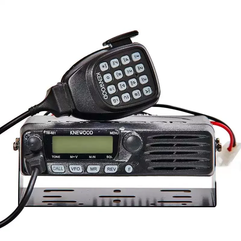 Imagem -02 - Kenwood-walkie Talkie Tm281 481a Rádio Marinho de Alta Potência 65w Uhf Vhf Vhf471 para Veículo Montado