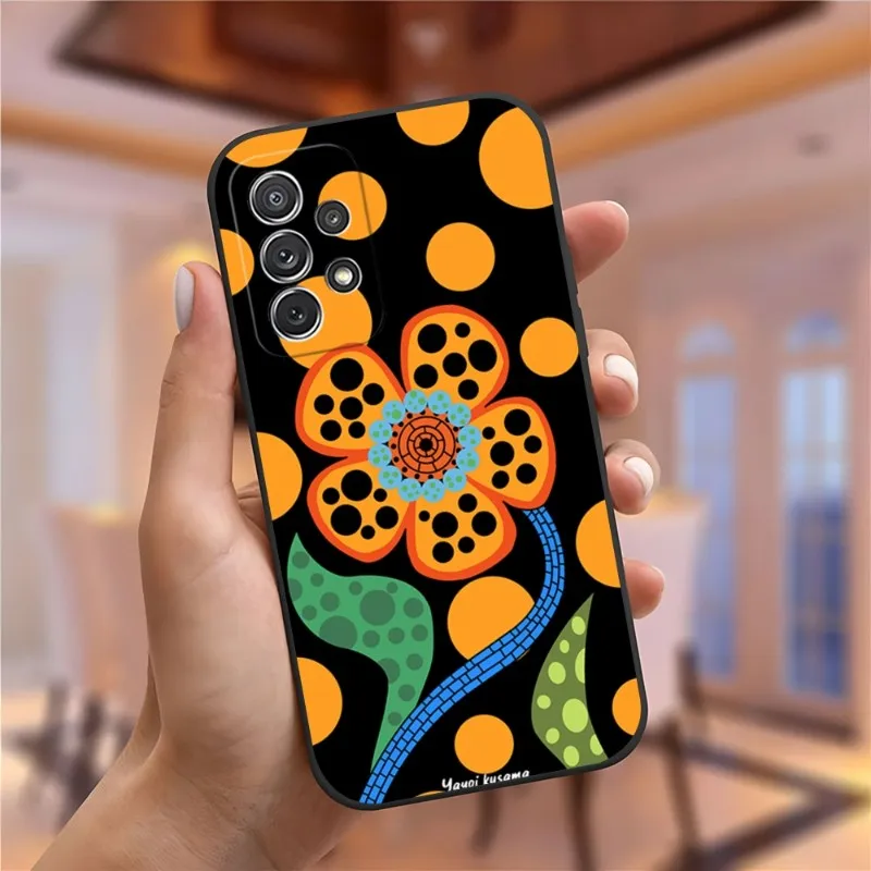 Yayoi Kusama Art Phone Case For Samsung Galaxy S23 S22 S10 S20 S30 S21 S8 S9 Pro Plus Ultra Fe Design Back Cover