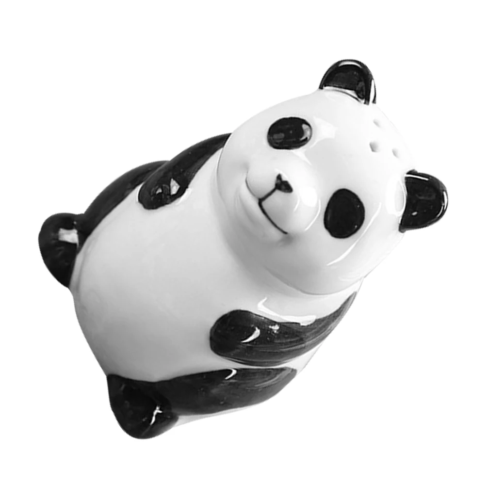

Panda Shape Small Spice Jar Ceramic Seasoning Storage Container Pepper Shaker Kitchen Salt Shaker Storage Spice Jars