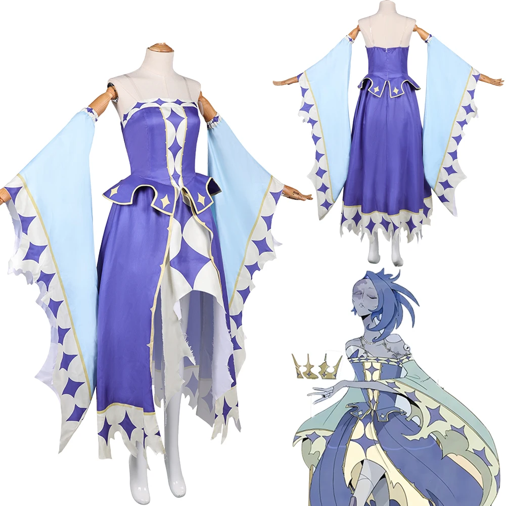 

Fantasia Knights of Guinevere Evil Queen Cosplay Clothing 2025 Cartoon Disfraz Costume Women Halloween Carnival Party Clothes