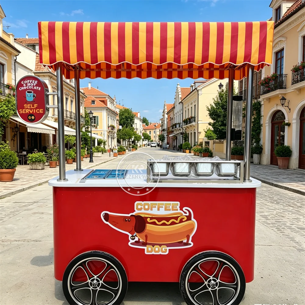 Chariot de nourriture mobile, - Logo Food Snack avis et prix