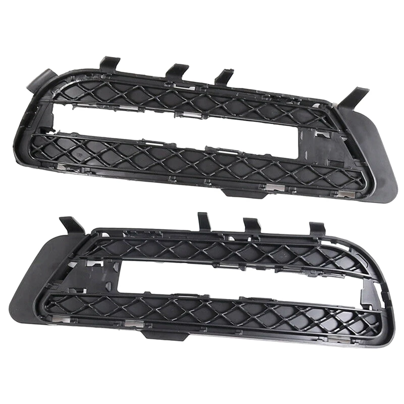 AL21 -2Pcs Fog Light Cover Front Bumper Grille Fit for Mercedes E Class E350 E550 2010-2013