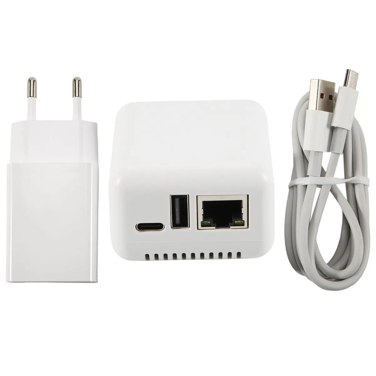 Goodprice 1PCS NP330 Network USB 2.0 Print Server USB2.0 Mini Printer Server 100Mbps RJ45 Connection for Androids Phones EU Plug