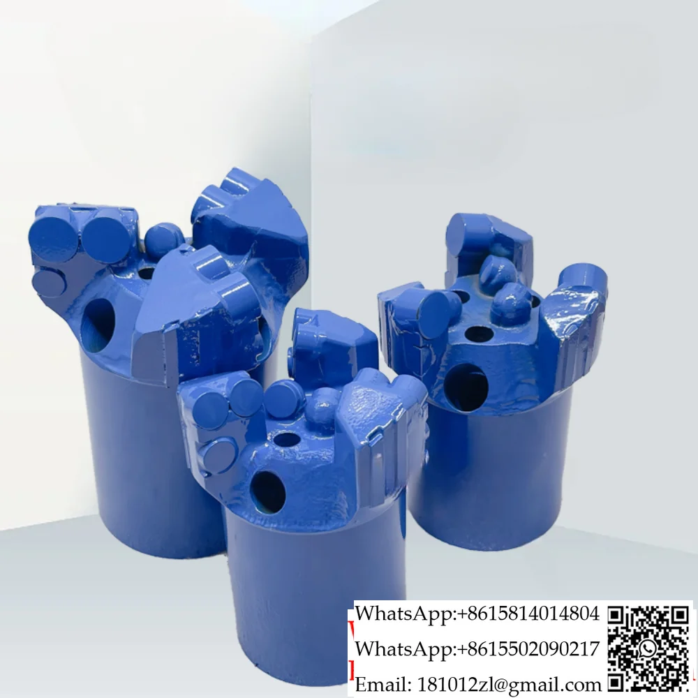 Geological exploration coreless three-wing four-wing concave 1308 oil sheet mine deep hole drilling drill pipe bit