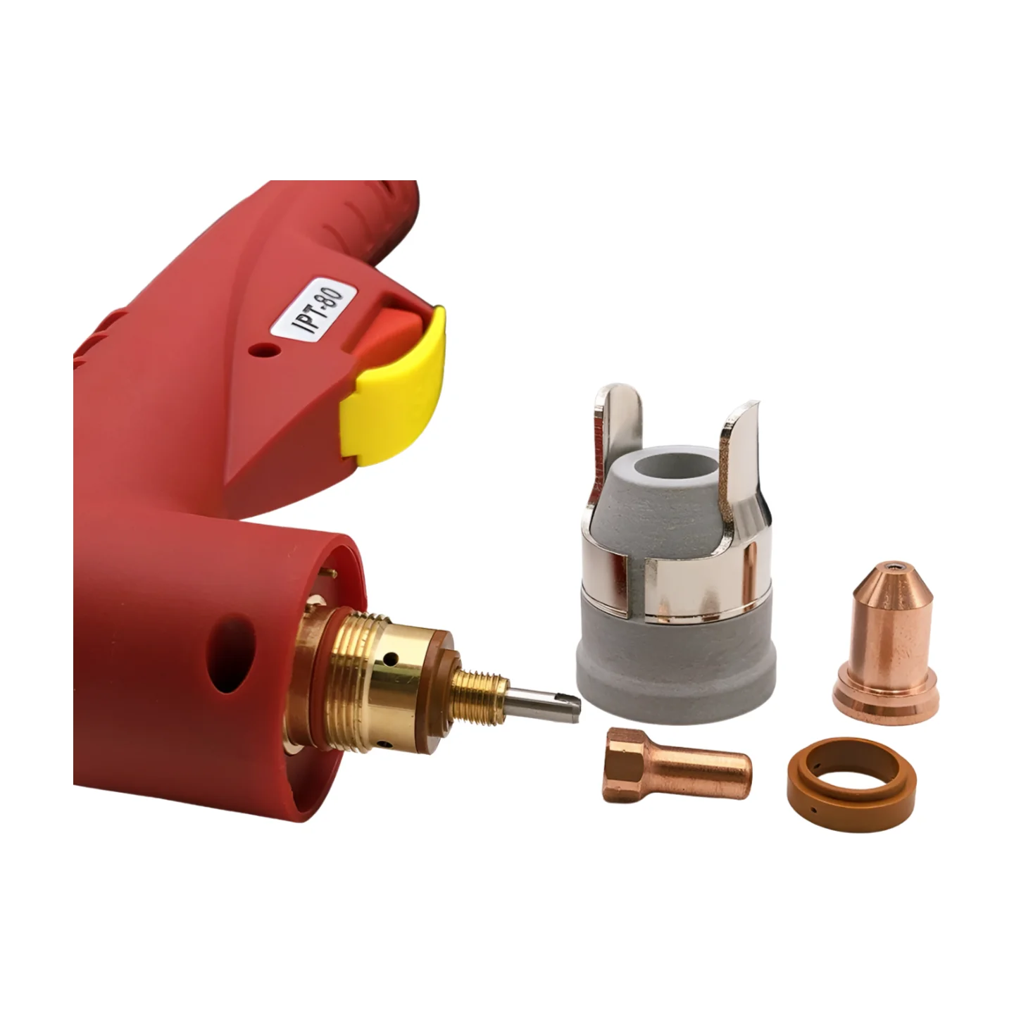 6meters Non High Frequency Plasma Cutting Torch PT-80 PTM-80 IPT-80 PT80 Handhold Manual Torch With Central Plug Connector