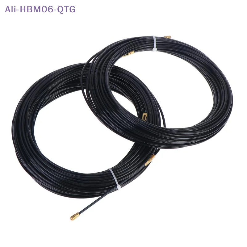 [New] 5/10/15/20/25/30M Cable Puller Nylon Electrician Spring Tape Wall Wire Lead 3mm Conduit Threader Puller Wiring Aid Tool