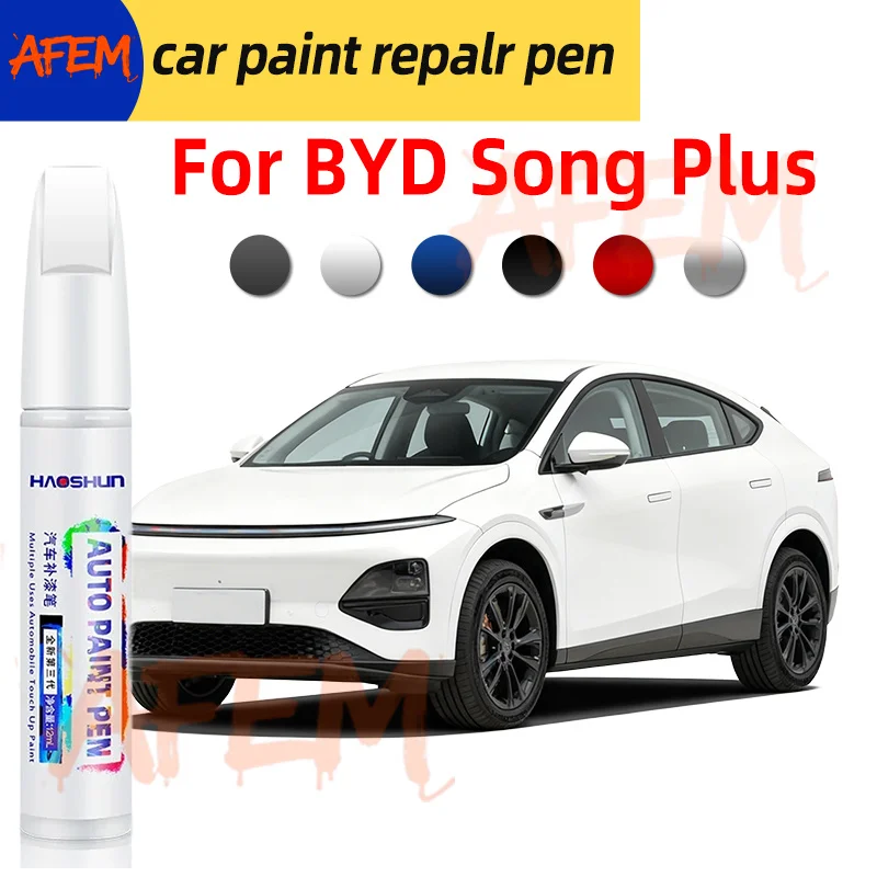 For BYD Song Plus Car Paint Touch Up Pen Scratch Repair Auto Accessories Black Spray