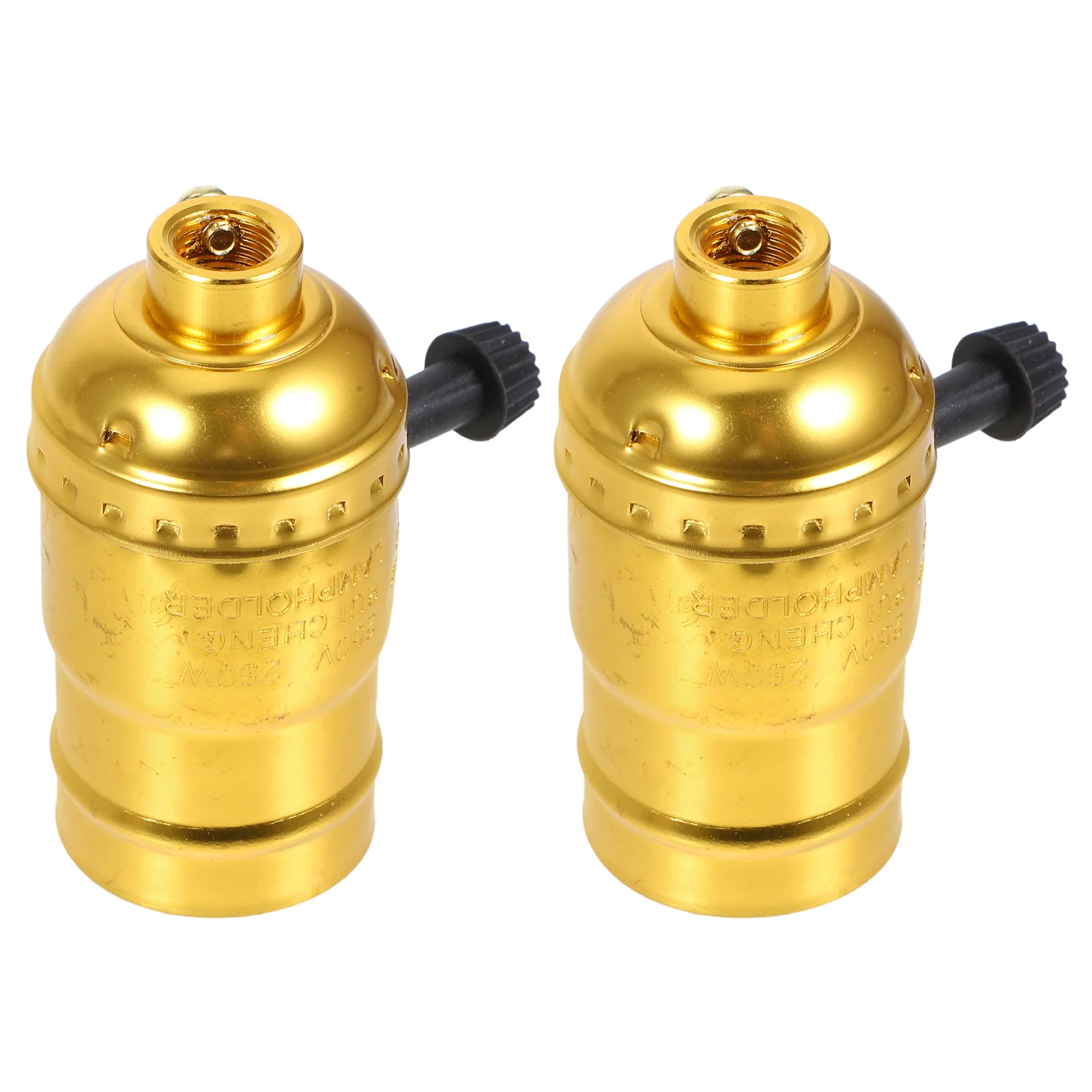 

2Pcs Vintage Light Socket Replacement Lamp Holder Metal Socket Fixture Bronze for Table Floor Lamps DIY Lamp Repair