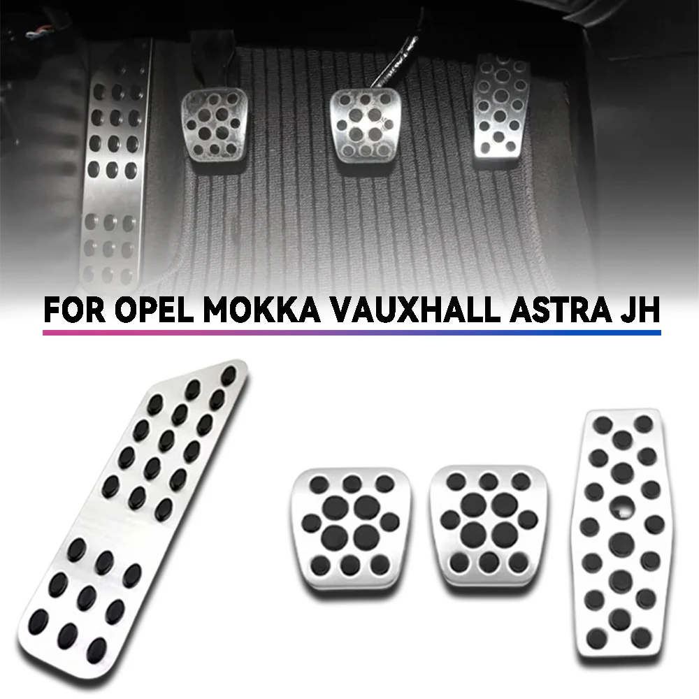 

Protective case For Opel Mokka Vauxhall Astra JH Car Throttle Pedal stainless steel Silver Car Accessories Interior Decorate