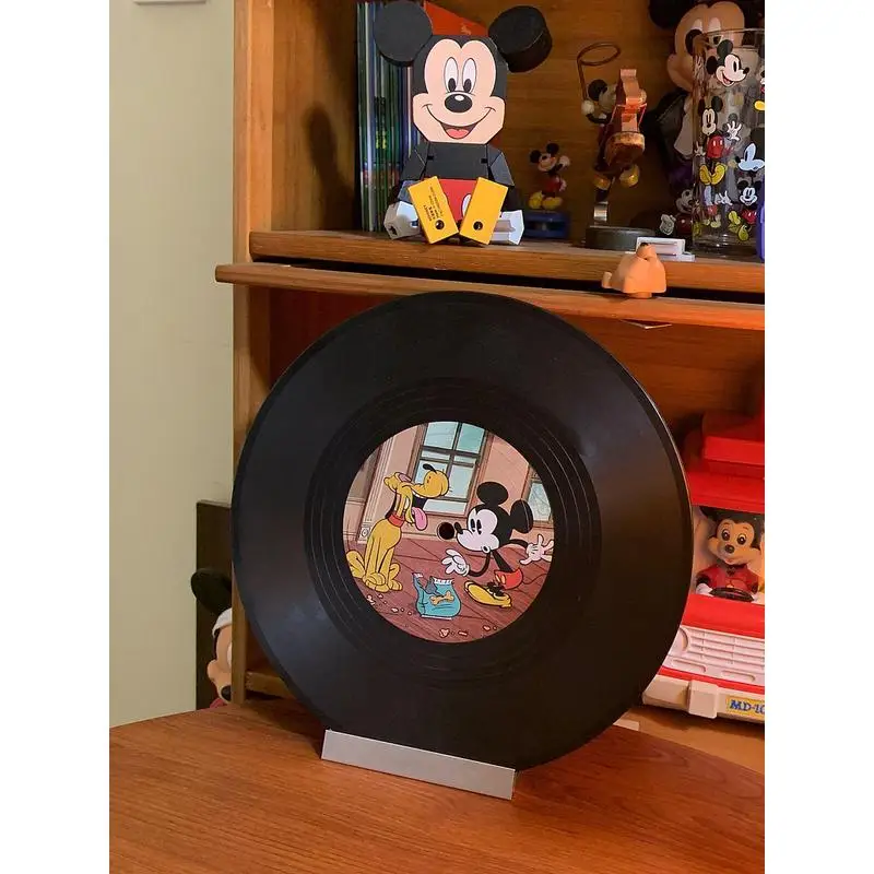 

Mickey Minnie Goofy vinyl record home decoration ornaments photo props bedroom desktop ornaments decoration gift