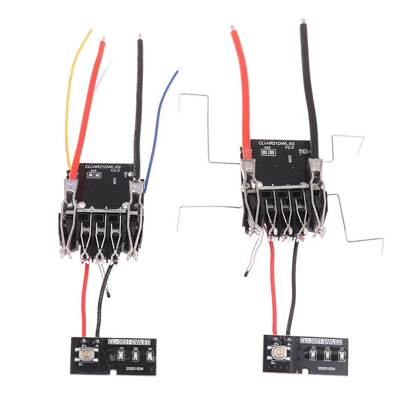 For DCB200 20V Power Tool Plastic Shell Protection Board Li-Ion Battery PCB Charging Protection Circuit Board For 21700