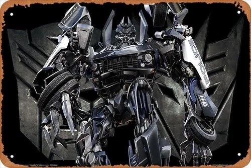 Transformers, Transformers: The Game, Ironhide Game Metal Tin Sign Art Poster
