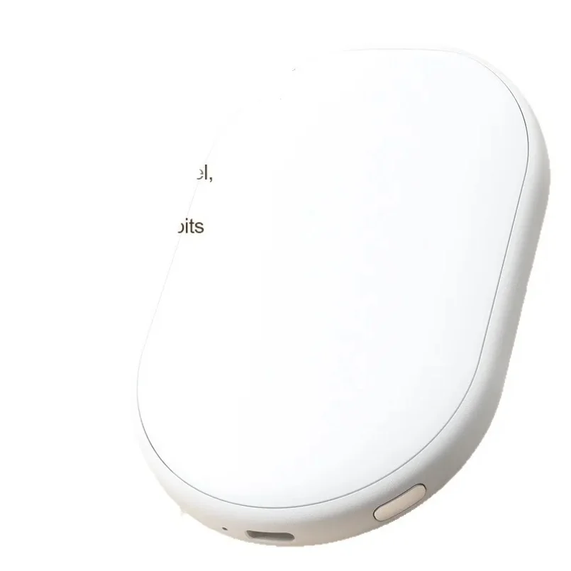 جهاز تدفئة محمول USB صغير قابل لإعادة الشحن، جهاز تدفئة محمول إبداعي سريع التسخين، نوع الشحن، بنك الطاقة للطقس البارد