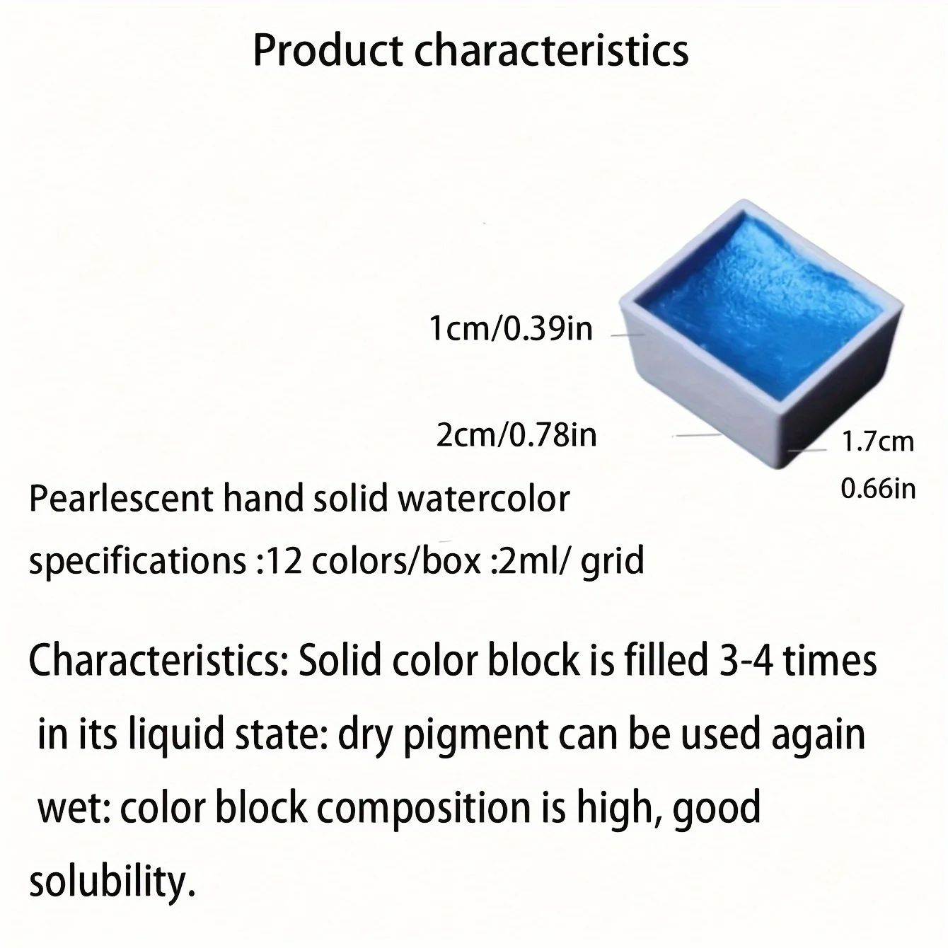 20 Vibrant Colors Pearl Watercolor Pigment Set - High-Quality Solid Packaging for Traditional Chinese Painting, Tangka Calligrap