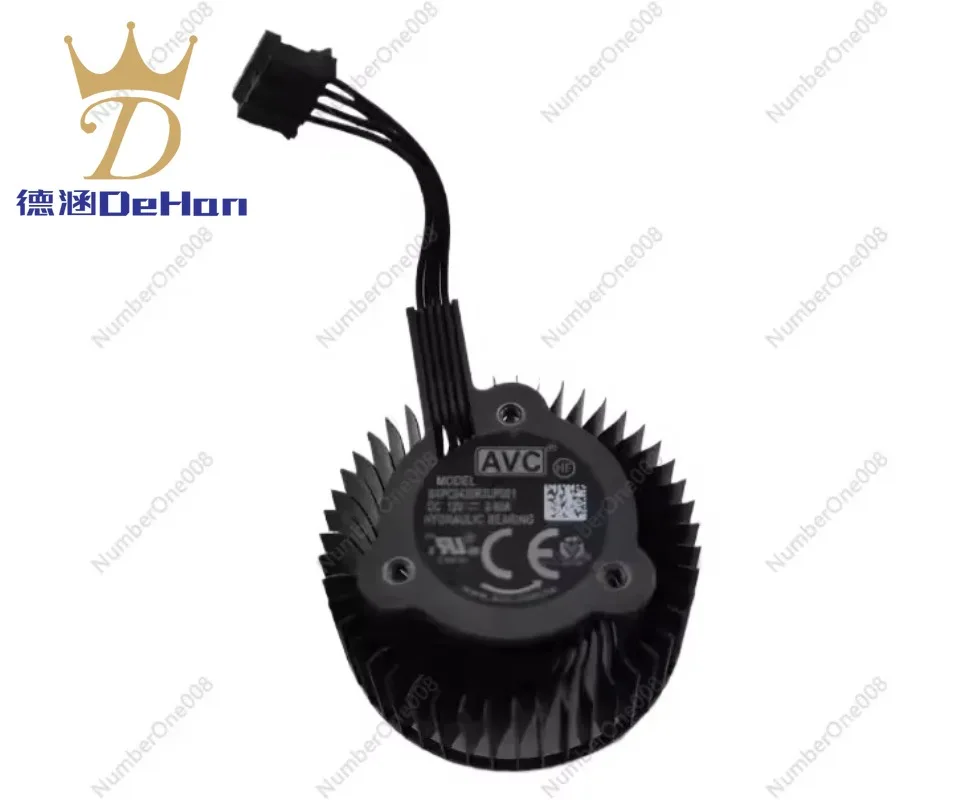 مروحة تبريد أصلية لاستبدال مروحة وحدة معالجة الرسومات Nvidia RTX A2000 - BAPB0420B2UP001/BAPCD0420R2UP001، 12 فولت 0.60 أمبير #2