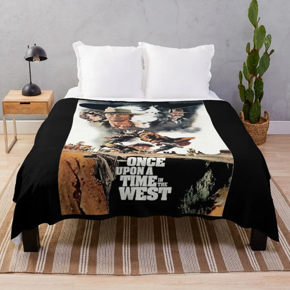 

Once Upon a Time in the West Throw Blanket Soft Sherpa Fleece Warm Blanket for Winter