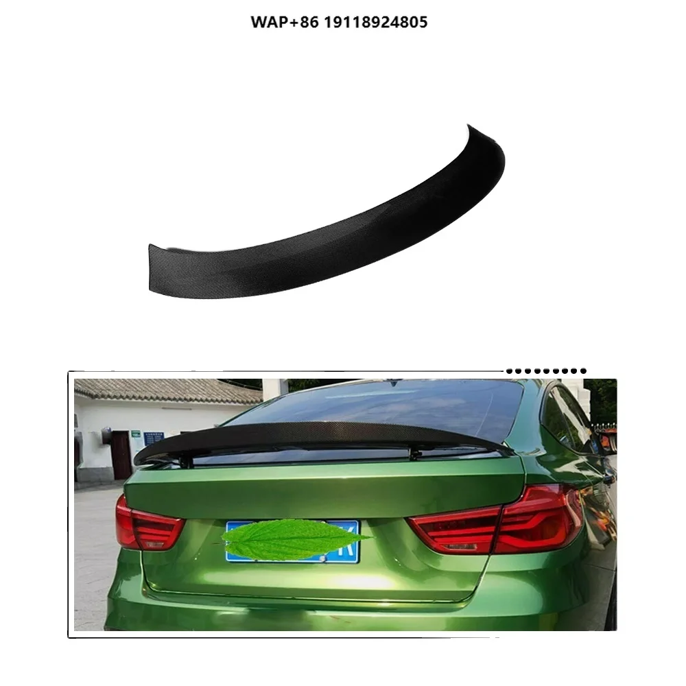 

REAL Carbon Rear Spoiler Boot Wing Fit for B-MW 3 Series F34 335i 328i GT 2014-2017