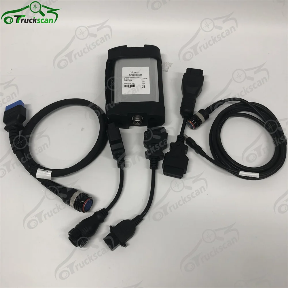 V2.8.241 Vocom 88890300Interface adapter for  /UD/Mack Truck Diagnose Round Interface diagnostic tool