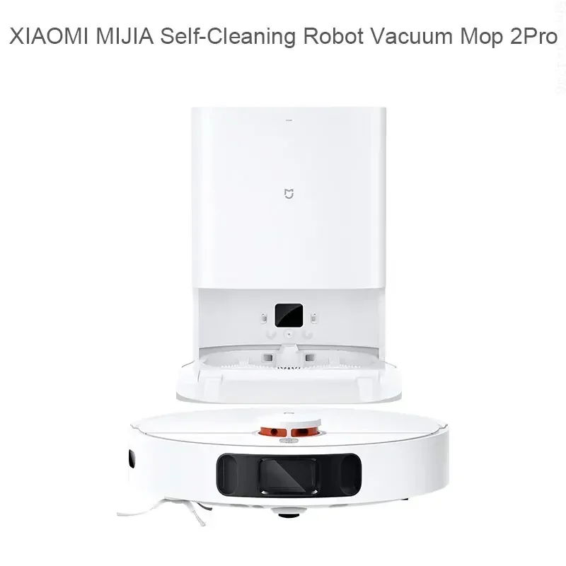 XIAOMI MIJIA Self Cleaning Robot Vacuum Mop 2Pro 4000PA Smart Home Cleaning Robot Cleaning Tools Dirt Disposal LDS Navigation