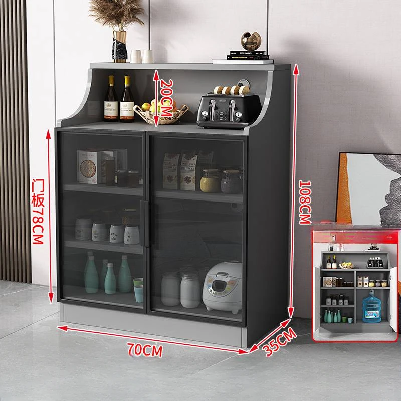 Kitchen Living Room Sideboards Display Entrance Hall Space Saving Wood Sideboards Hotel Armario De Cocina Home Furniture MR50S image 4