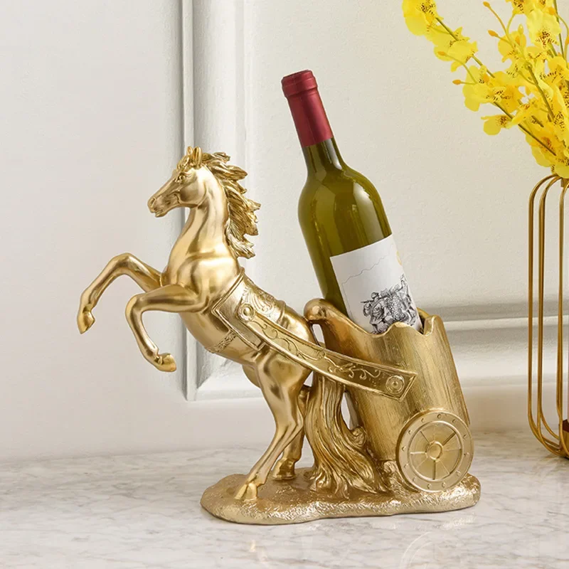 Wine Holder,Wine Bottle Holder Decorative,Horse Statue,Horse Figurine,Gifts For Horse Lovers,Suitable For Room Decoration