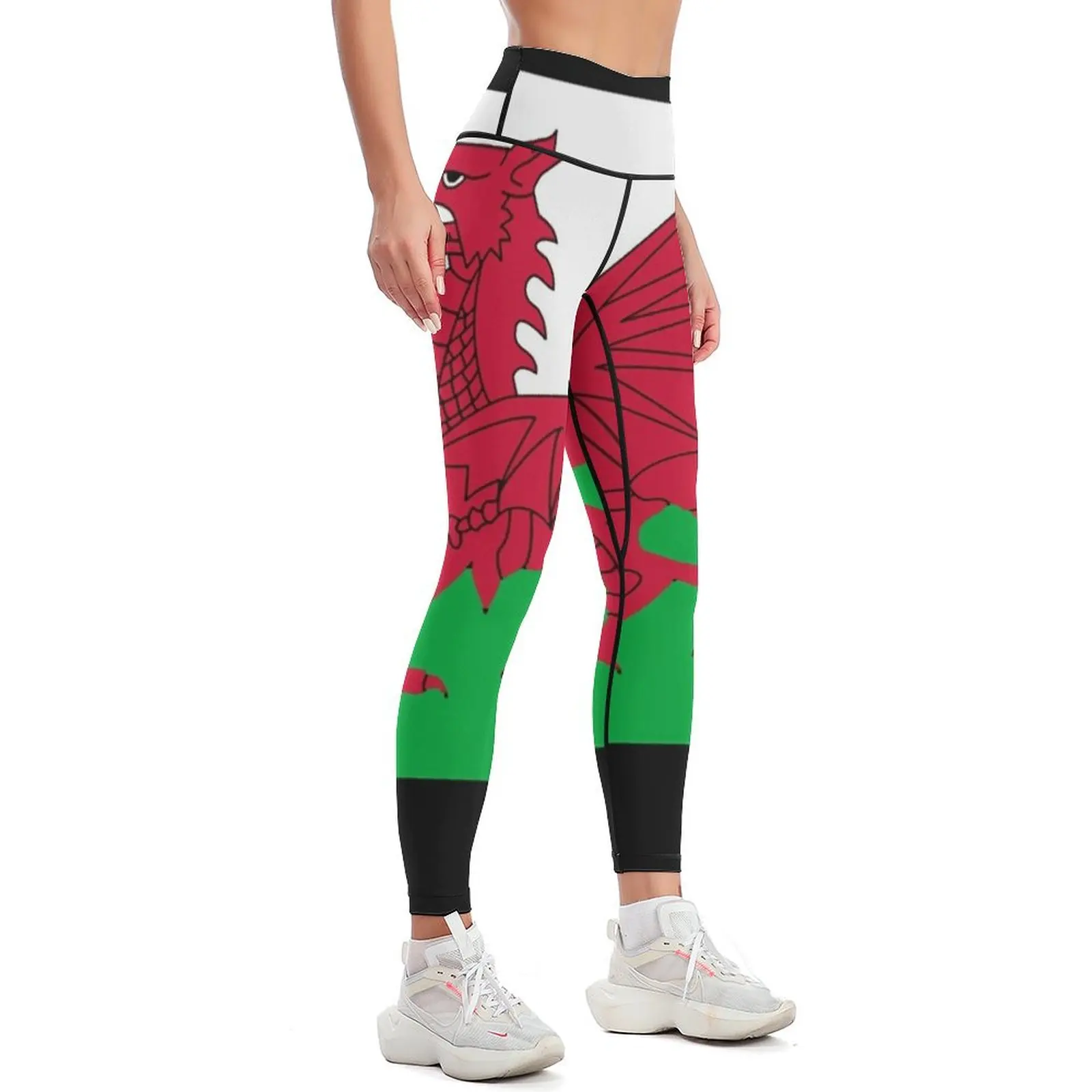 Wales Welsh Flag Leggings Women's high waist Women sports for girls gym clothing Womens Leggings