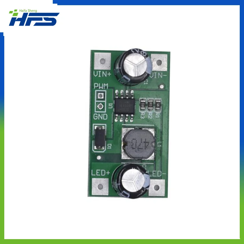 Corrente constante LED Strip Light, Módulo Driver, DC-DC 7-30V a 1.2-28V, 700mA, PWM Dimming DC para DC Step-Down, 1W, 3W