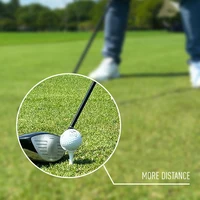 1 Box 4 Pcs Golf Tees 30.5*100 mm Reduces Friction Side Spin Step Down Plastic Petal Type Adjustable Tee Golf Accessories 5