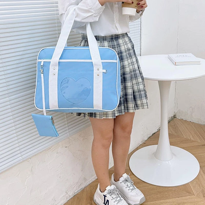 JK Uniform Shoulder Bag Handbags Sweet Large Capacity Tote Shopping Bags