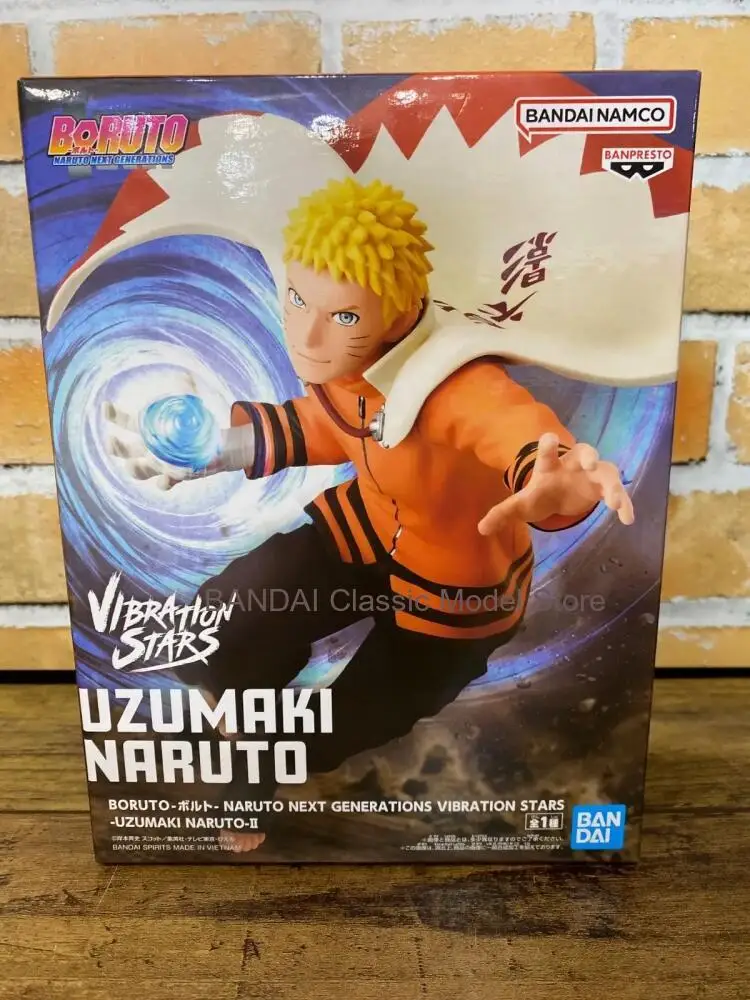 Banpresto Vibration Stars Anime Figurina Giocattolo, Boruto, Naruto, Next Generations, Uzumaki, II, Modello Originale, 18 cm