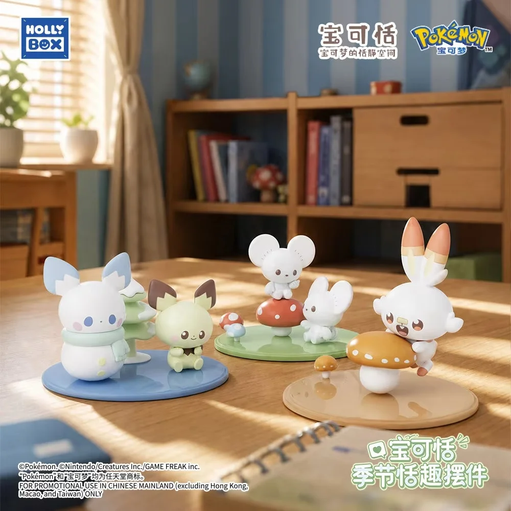 nouvelle-boite-surprise-pokemon-hollybox-pikachu-piplup-figurine-d'action-mignonne-modele-de-collection-jouet-decoration-de-bureau-cadeau-surprise-en-stock