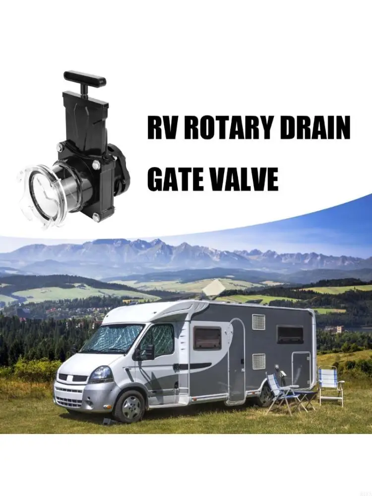 ABS Construction Dump Valves with Enhanced Durability & Leak Proof Design Sturdy Material Campervan Drainage Valves for Outdoor