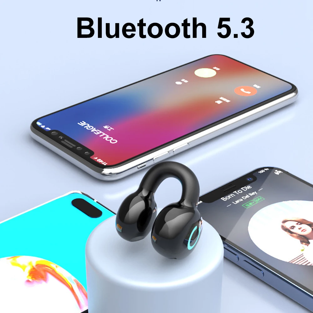 Bluetooth 5.3 Wireless Earbuds with Noise Reduction